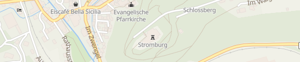 Karte Johann Lafers Stromburg Stromberg