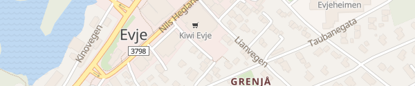 Karte Kiwi Evje