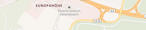 Karte Porsche Zentrum Kaiserslautern