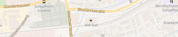Karte ALDI Süd Schopfheim