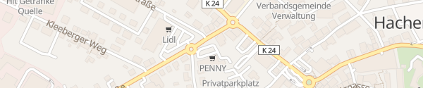 Karte Penny Koblenzer Straße Hachenburg