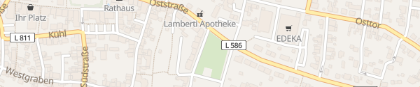Karte Mobilstation Lambertiplatz Sendenhorst