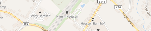Karte Bahnhof Heessen Hamm