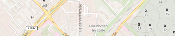 Karte Parkplatz Fraunhofer ISE Freiburg im Breisgau