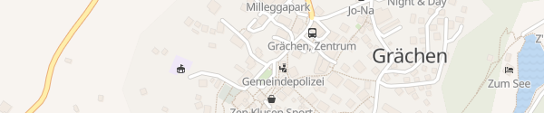 Karte HPC Dorfplatz Grächen