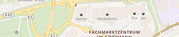 Karte Dehner Garten-Center Lahr/Schwarzwald