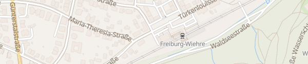 Karte Bahnhof Wiehre Freiburg im Breisgau
