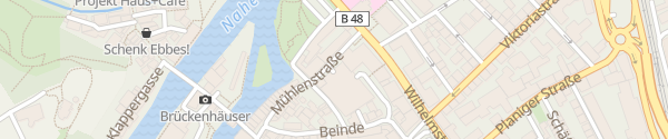 Karte E-Bike Ladestation City Parkhaus Bad Kreuznach