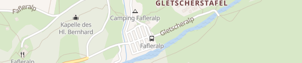 Karte Parkplatz Fafleralp Blatten