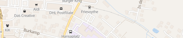 Karte Hansaplatz Friesoythe