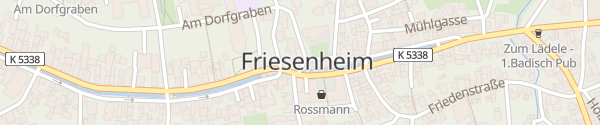 Karte Rathaus Friesenheim