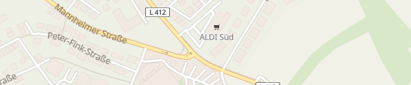 Karte ALDI Süd Alzeyer Straße Bad Kreuznach