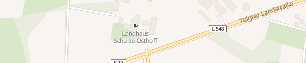 Karte Hotel Landhaus Schulze Osthoff Warendorf
