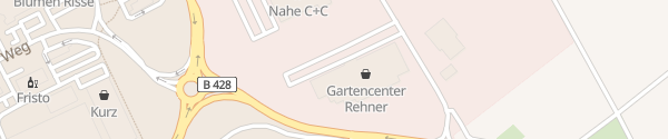 Karte Rehner Gartencenter Bad Kreuznach