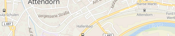 Karte Hallenbad Attendorn