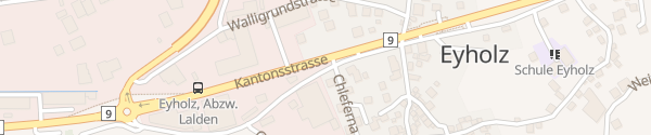 Karte Alte Kantonsstrasse Visp
