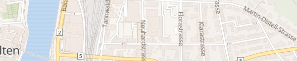 Karte Parkhaus Neuhard Olten