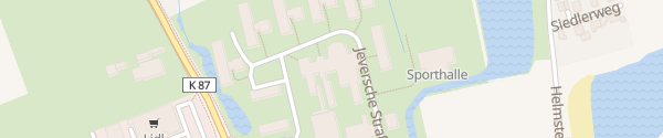 Karte Dorf Wangerland Wangerland-Hohenkirchen