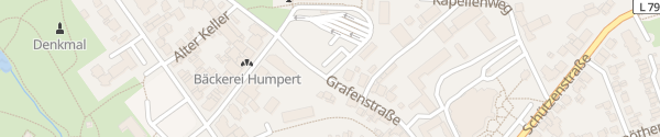 Karte P+R Parkplätze Grafenstraße Werl
