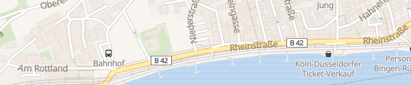 Karte Parkplatz "Alte Post" Rüdesheim am Rhein