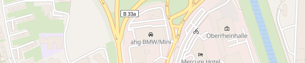 Karte Autohaus AHG Offenburg