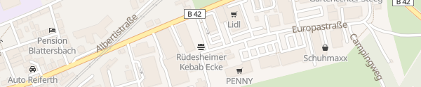 Karte McDonald's Rüdesheim am Rhein