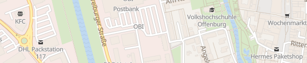 Karte OBI Offenburg