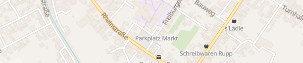 Karte Marktplatz Rheinau