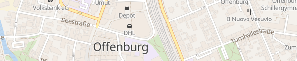 Karte B+B Tiefgarage Rée Carré Offenburg