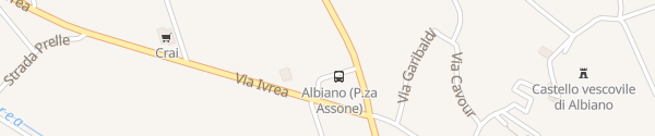Karte Piazza Assone Albiano D'Ivrea