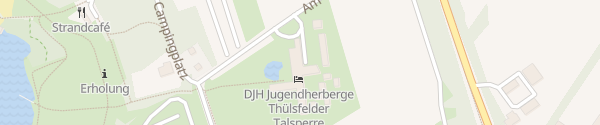 Karte DJH Jugendherberge Thülsfelder Talsperre Garrel