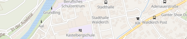 Karte Stadthalle Waldkirch