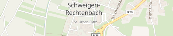 Karte St.-Urban-Platz Schweigen-Rechtenbach