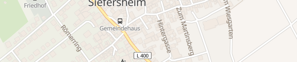 Karte Gästehaus Pfarrwinkel Siefersheim