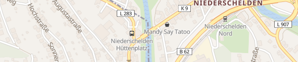 Karte Landesbrücke Siegen