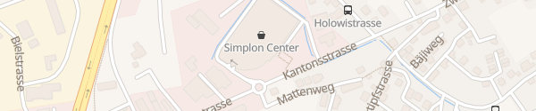 Karte Simplon Center Glis