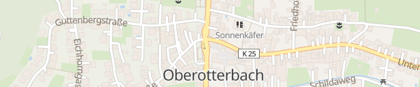 Karte Unterdorfstraße Oberotterbach