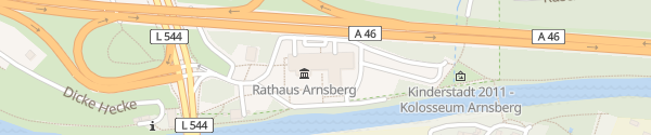 Karte Rathaus Arnsberg