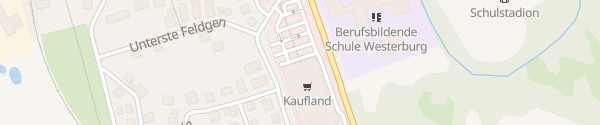 Karte E-Bike Ladesäule Kaufland Westerburg