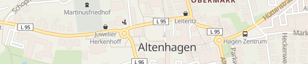 Karte Rathaus Hagen am Teutoburger Wald