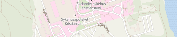 Karte Sørlandet Sykehus Kristiansand