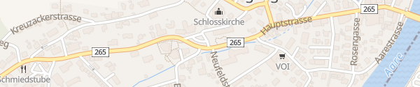 Karte Hauptstrasse Niedergösgen