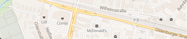 Karte McDonald's Bad Zwischenahn