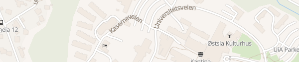 Karte Universitetet i Agder Kristiansand