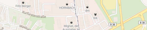 Karte Hornbach Bad Bergzabern