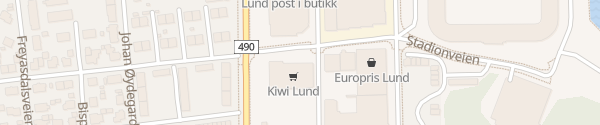 Karte Kiwi Lund Kristiansand