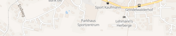 Karte Parkhaus Sportzentrum Grindelwald