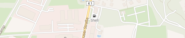 Karte Shell Tankstelle Sutthauser Straße Osnabrück
