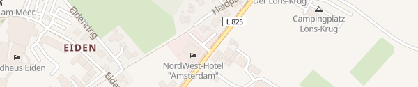 Karte NordWest-Hotel Amsterdam Bad Zwischenahn