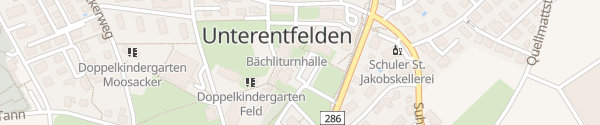 Karte Gemeindehaus Unterentfelden